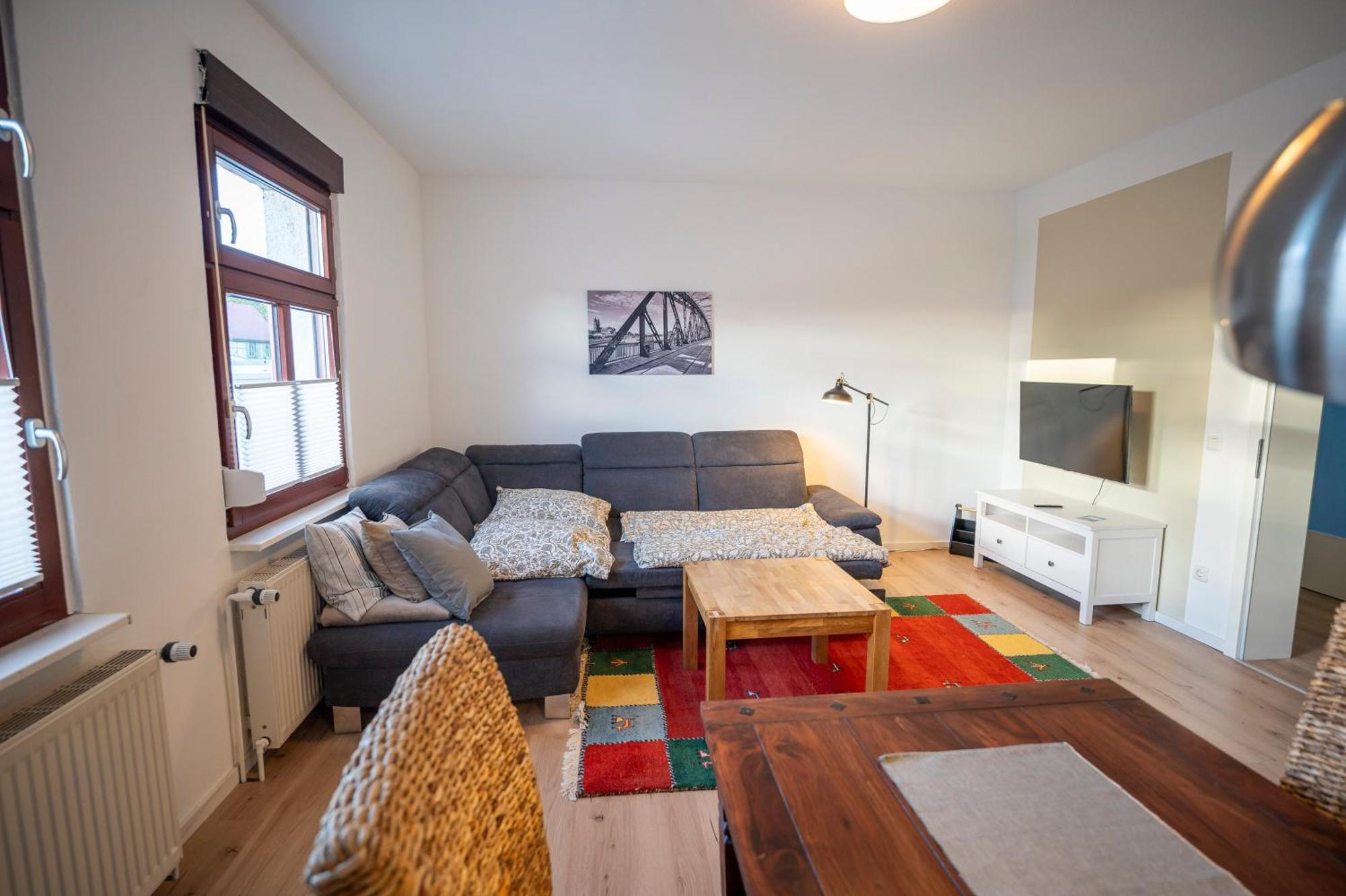 Appartamento Haus Unterm Mammutbaum - Elberadweg Magdeburgo Esterno foto